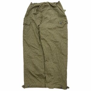 East German  Raindrop Camo Pants Mens XL Green Quilted Lined Made In Germany Vtg